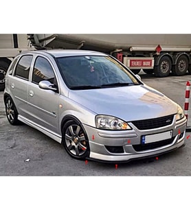 opel corsa c ön tampon eki (makyajlı kasa )