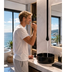 Specıal Black Lavabo Bataryası Acar ALB 1001