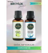 Bergamot + Beyaz sabun ( Oda Kokusu Aroma Terapi Buhurdanlık / Difüzör Yağı ) Set 2 Adet x 30 ML