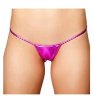Desire in Motion Lame Kumaş Fantezi Kadın Parlak String Tanga (Pembe)