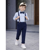 Lacivert Şıklık Kardeş Kombini – Adet Fiyatıdır - 2/10 Yaş - 31678 -(1 Beden Büyük Tercih Edilmelidir) (Mavi)