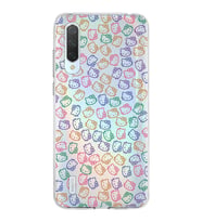 Xiaomi Mi 9 Lite Uyumlu Kapak Hello Kitty Tasarımlı Şeffaf Silikon Kılıf