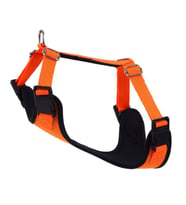 Actirex COOL Dokuma Kumaş Neon Köpek Göğüs Tasması L Turuncu 50-70cm 15-22 Kg KÖPEKLERE