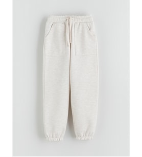 LCW Kids Beyaz Beli Lastikli Basic Erkek Çocuk Eşofman Altı