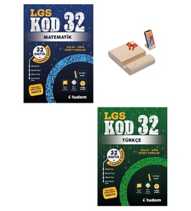 LGS 8. SINIF KOD32 MATEMATİK VE TÜRKÇE SORU BANKASI