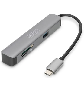 Digitus Usb-C Multiport Docking Station – 5 Port – 1X Hdmi (4K@30Hz) – 2X Usb 3.0 / Usb 2.0 – Kart O