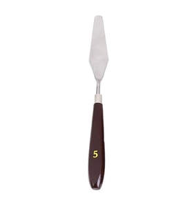 CEOART METAL SPATULA TEKLİ NO:5 ( BOYALI AHŞAP) CEO-SN0009