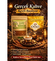 ÇareBurada 150 G Türk Kahvesi + OSSO Osmanlı Kahvesi 150 G