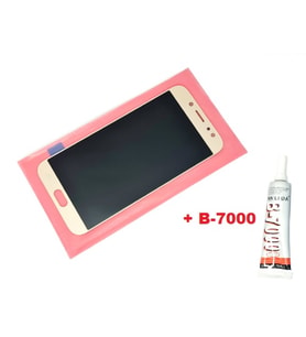 Tkgz Samsung Galaxy J7 Pro 2017 J730 Uyumlu Lcd Ekran Dokunmatik GOLD + B-7000