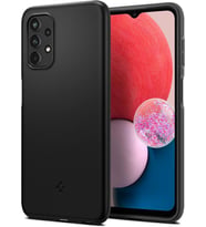 Spigen Galaxy A13 ile Uyumlu Kılıf Thin Fit Black (Siyah)