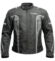 Air Racing Motosiklet Montu 4 Mevsim Motorcu Touring Mont Siyah-Gri