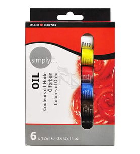 Daler Rowney Simply Yağlı Boya Seti 6x12ml 118500006