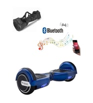 Smart Store Hoverboard Elektrikli Kaykay Bluetooth Hoparlörlü 6.5 Inch Çanta Hediyeli (Mavi)