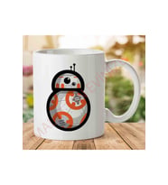 Simpler Bb8 Astromech Droid Star Wars İki Tarafı Baskılı Kupa Bardak
