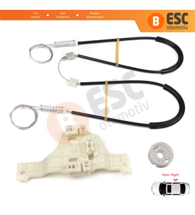 Renault Megane MK3 2008–2017 5-Kapı 827200003R İçin Elektrikli Arka Sağ Cam Kriko Tamir Seti