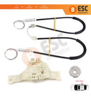Renault Megane MK3 2008–2017 5-Kapı 827200003R İçin Elektrikli Arka Sağ Cam Kriko Tamir Seti