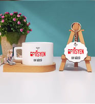 Optisyen Kupa Bardak Kısa ve Anahtarlık