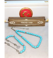 FİRUZE TAŞI DOĞALTAŞ ZAZA TESBİH SET
