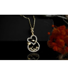Aşkın İzinde Kolye (Rose - Gold)