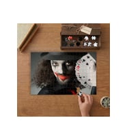 Joker Ve İskambil Kartları Tasarımı 240 parça Ahşap Puzzle Ahşap Kutuda MP11349