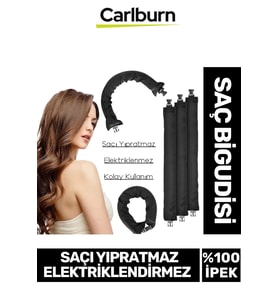 Özel Üretim Saçı Yıpratmaz Elektriklendirmez %100 Saf İpek Saten Bigudi Şekillendirme Sosis