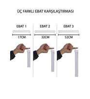 USB Şarjlı 3 Modlu Mıknatıslı otel-yurt-ev-kamp Feneri LED Şarjlı Işıldak 3-Adet