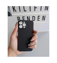 İphone 13 Pro Max Silikon İçi Kadife Kılıf Modeli