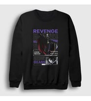 Presmono Unisex Siyah Lelouch Anime Code Geass Sweatshirt 510231tt