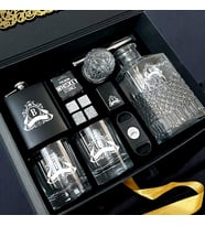 Full Donanımlı Gentleman Viski Seti – Lüks Sunumlu Exclusive Kutuda