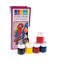 Cam Boyası 10 Renk 15 ml 1 Paket Cam Vitray Boyası Vitray Boya Seti 10 lu