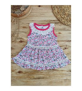 Kır Çiçeği Lila Kız Bebek Elbisesi Çocuk Takım 3-6-9-12 Ay Bebek Takımları Kıyafetleri Bebek Giyim (Lila)