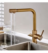 Sipahi Marble Antik Eskitme Arıtmalı Eviye Bataryası