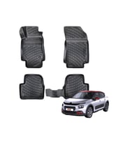 Citroen C3 2016 Sonrası Araçlar İçin Uygun Araca Özel 3D Havuzlu paspas (Siyah)