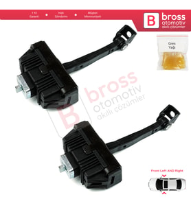 BMW 5 E60 E61 2001-2010 4/5 Kapı 51217176804 İçin 2 EA Ön Sağ ve Sol Kapı Gergi Yayı