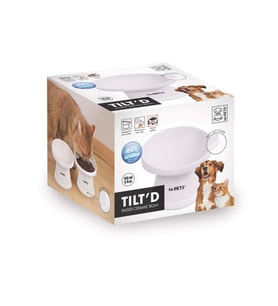 M-Pets Tilt'd Raised Ceramic Bowl 150 ml