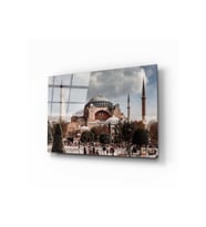 Miyrem Glasses Collection -A1^#  Ayasofya Cami Cam Tablo (Çok Renkli)
