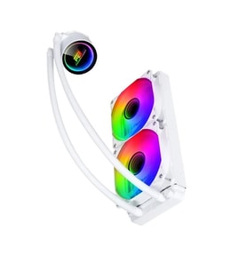 POWERBOOST 240mm DEEP PB-LCS-PI240-W ARGB Sıvı Soğutmalı AM5-1851p İşlemci Fanı Beyaz