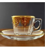 Espresso Boy  Gold  Renk  Altı Kişilik Fincan Takımı