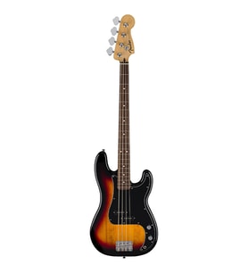 Fender 0266641500 Standard Precision Bass Gitar (3-Color Sunburst) Laurel Klavye Geleneksel P-Bass Tasarımı ve Güçlü Ton