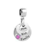 Aile Bireyleri Charm  925 Ayar Gümüş