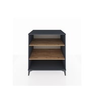 Kronos Şifonyer 2 Raflı 88x59x96 Antrasit-Çam