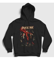 Presmono Unisex Siyah Nolan Film Prestige Prestij Kapüşonlu Sweatshirt 486367tt