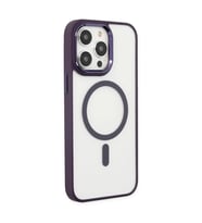 Apple İphone 13 Pro Kılıf Room Magneticsafe Silikon - Derin Mor