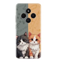 Xiaomi 14C Kılıf Boutique Baskılı Resimli İkiz Kediler Pcode -086