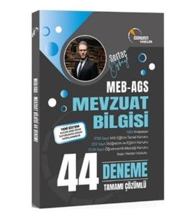 Doktrin Yayınları MEB AGS Mevzuat Bilgisi 44 Deneme