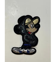11X7 CM NAKIŞ İŞLEME DERİ MICKEY MAUSE