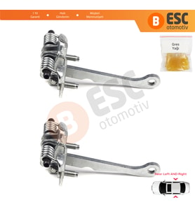 Peugeot 106 1991-2004 Citroen Saxo 1996-2004  9181H4 İçin 2 EA Arka Sağ ve Sol Kapı Gergi Yayı