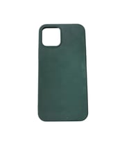iPhone 12 ile Uyumlu Cappy Silikon Kılıf Yeşil