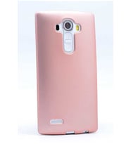 LG G4 Uyumlu Kılıf Zore Premier Silikon Kapak (Rose Gold Altın)