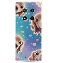 Honor Magic 7 Lite Kılıf Boutique Baskılı Resimli Kalp ve Köpek Pcode -034